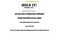 Hold It! Powder Coat Combo Certificate