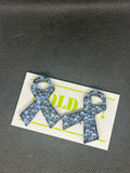 Custom Cancer Ribbon Back Number Holders