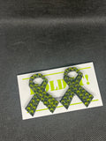 Custom Cancer Ribbon Western Blanket Bars