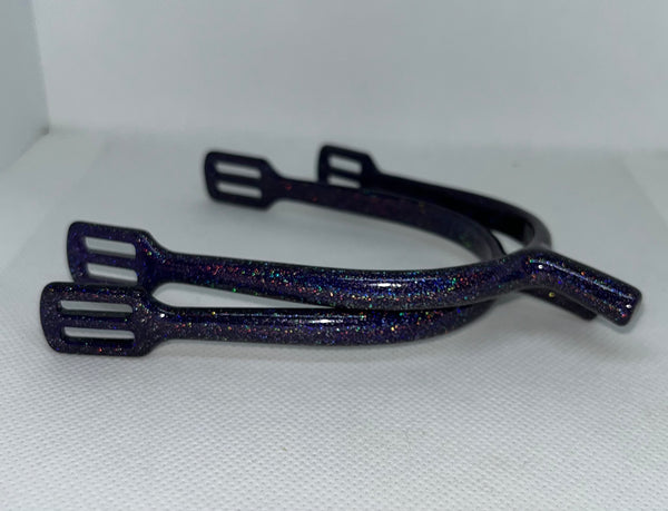 1” Purple Sparkle Spurs