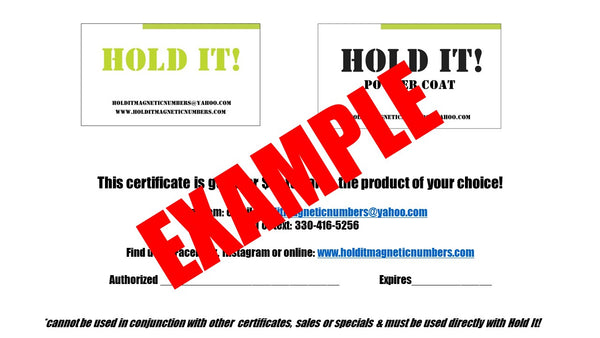 Hold It! Gift Card