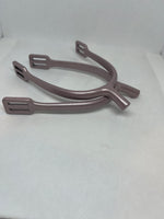 7/8” POW Rose Metallic Powder Coated Spurs