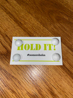 Round White Number Holders