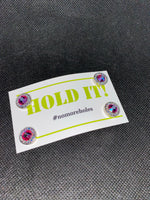 Fuchsia Sparkle Number Holders